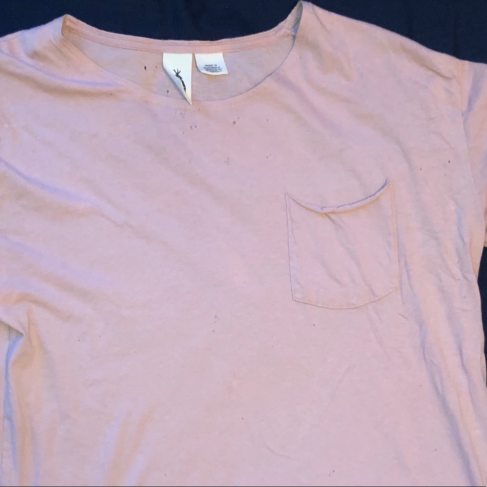 Urban Outfitters XS Light Pink/Salmon tee